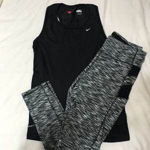 Nike Top + Full Length Leggings | WORKOUT SET